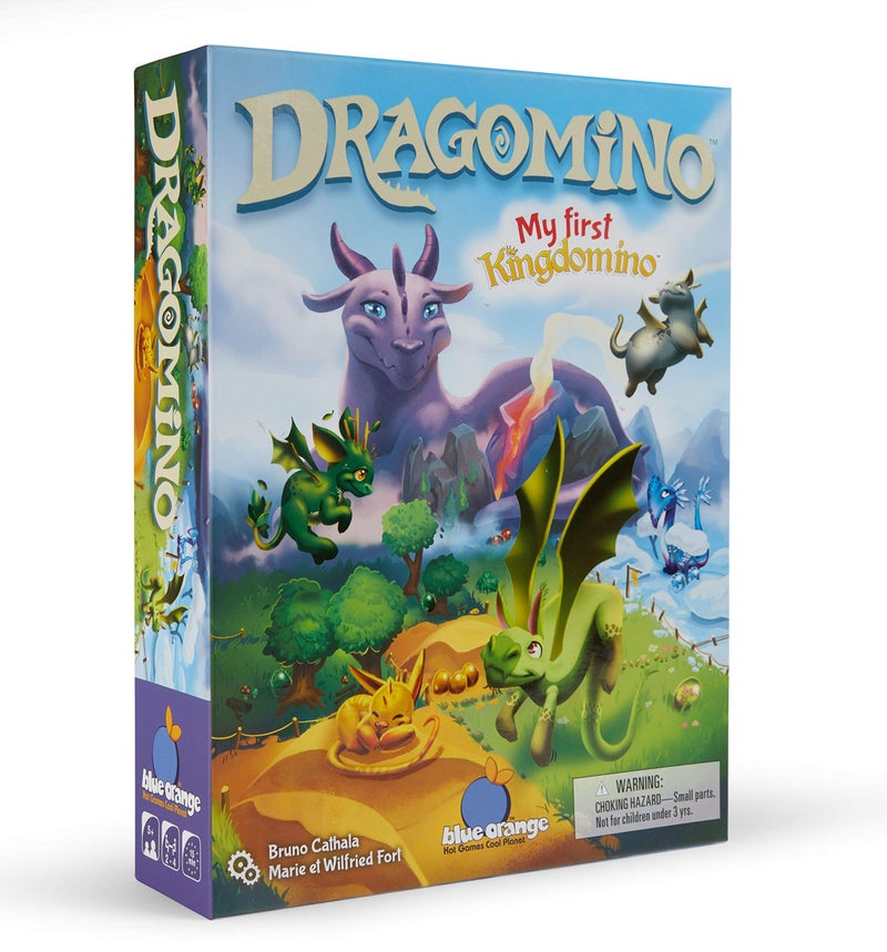 blue orange Dragomino | My First Kingdomino | Fun Kids & Adults Family Fantasy Strategy Game | 2-4 Players | Ages 5 and up | by Blue Orange Games - Image 1