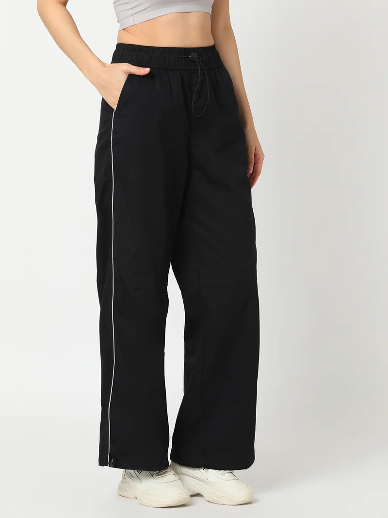 جلو باص بنطلون نسائي واسع مريح بخصر متوسط من جلوبس