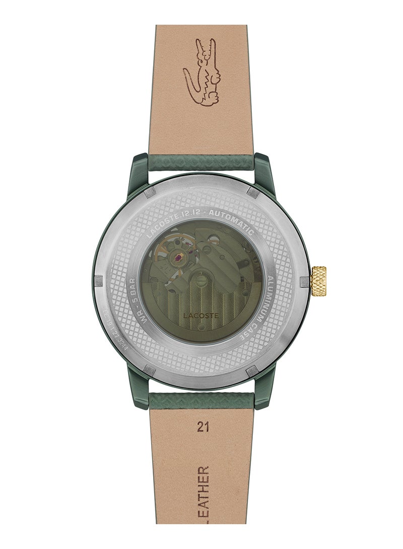 LACOSTE LACOSTE ROUND ANALOG MEN'S GREEN CASE WATCH - 2011384  - Image 4