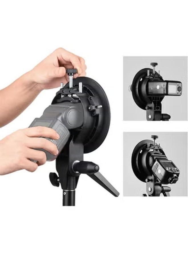 Godox S-Type Bracket Bowens S Mount Holder for Speedlite Flash Snoot Softbox Honeycomb - Image 5