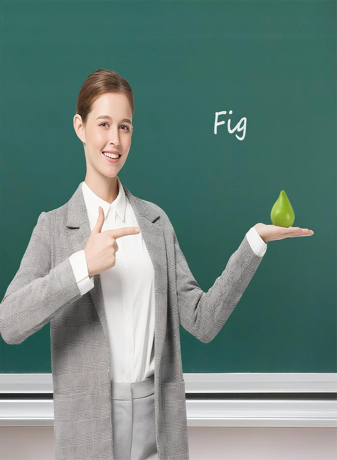 Luckforest Artificial Figs, 6 Pcs Lifelike Simulation Fig Fake Fruits for Home Kitchen Cabinet Decoration Photography Props Table Decoration, Green - Image 4