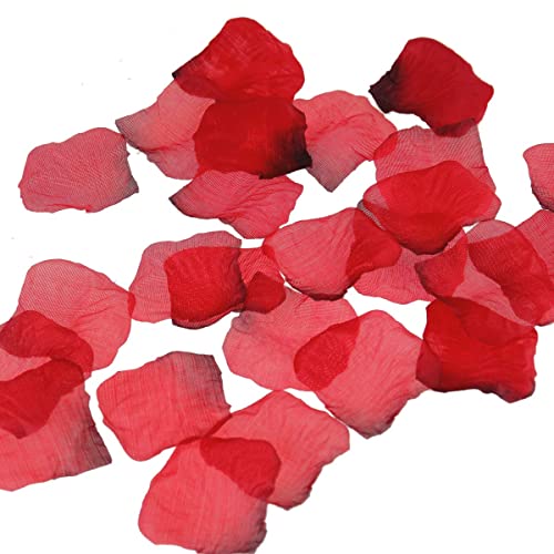 BinaryABC Artificial Rose Petals,Romantic Flower Decor Wedding(Dark Red) - Image 5