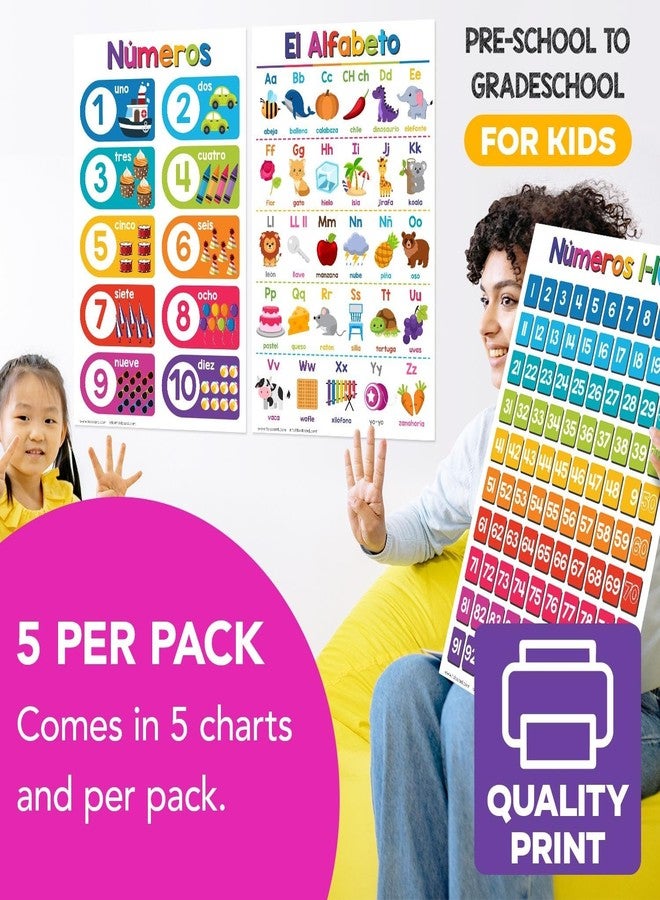 FoldCard Opuestos Spanish Chart for Preschool to Gradeschool – Opposites Educational Visual Learning Aid Wall Art Poster Decoration for Classrooms and Homes | Glossy Durable Cardstock | 11" x 17" | 5 per Pack - Image 5