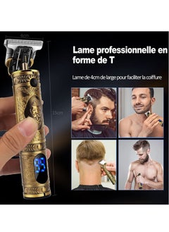 Generic Pick N CLick Professional Men’s Hair Trimmer, Long Hair Trimmer, Beard Trimmer, Cordless Hair Trimmer, Rechargeable, LED Display, Beard Trimmer for Men and Hairdressers.  - Image 2