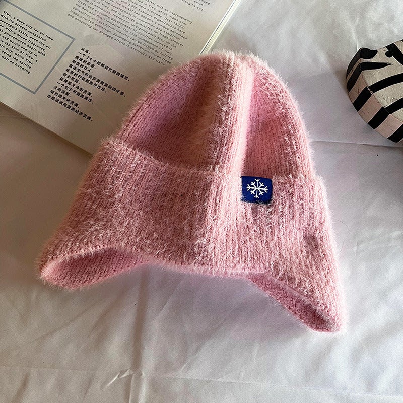 Portrait Beanie Unisex European Fashion Hip-hop Autumn Winter Warm Hat Acrylic