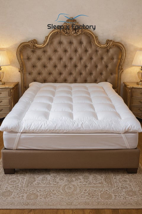 Luxurious Mattress Topper 120x200x10 cm