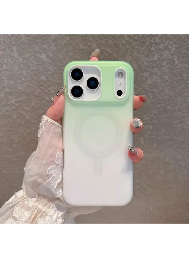 Blue Frosted Shockproof Case For iPhone 17 Air Silky Touch Magnetic Gradient - Image 5