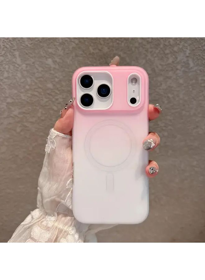Blue Frosted Shockproof Case For iPhone 17 Air Silky Touch Magnetic Gradient - Image 1