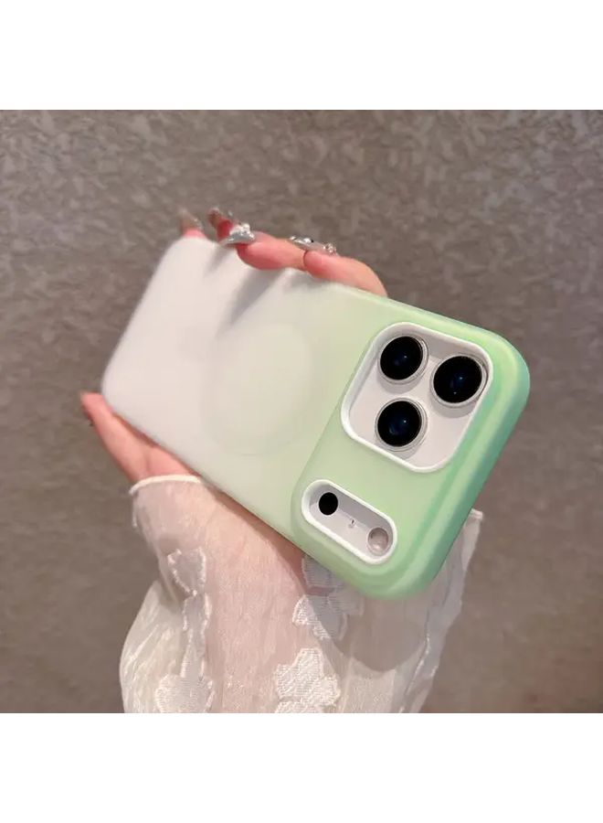 Blue Frosted Shockproof Case For iPhone 17 Air Silky Touch Magnetic Gradient - Image 2