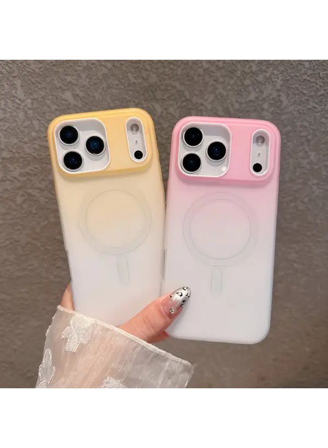Blue Frosted Shockproof Case For iPhone 17 Air Silky Touch Magnetic Gradient - Image 4