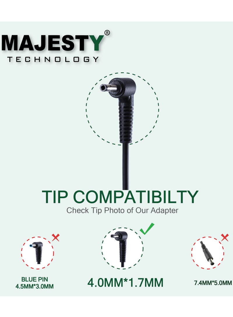 Majeste Notebook Adapter 45W 20V 2.25A Compatible with Lenovo Ideapad 100 110 110s 120s 310 320 320s 510 510s 710s 720s Yoga 710 11 14 15 Flex 4 5 S145 1130 1470 15IS K GX20K11838…  - Image 3