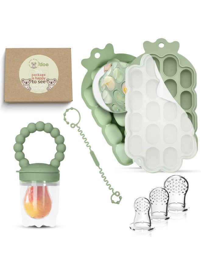 O'doe Oâ€™doe Silicone Fruit Feeder for Babies & Baby Food Feeder with Clip - Image 1