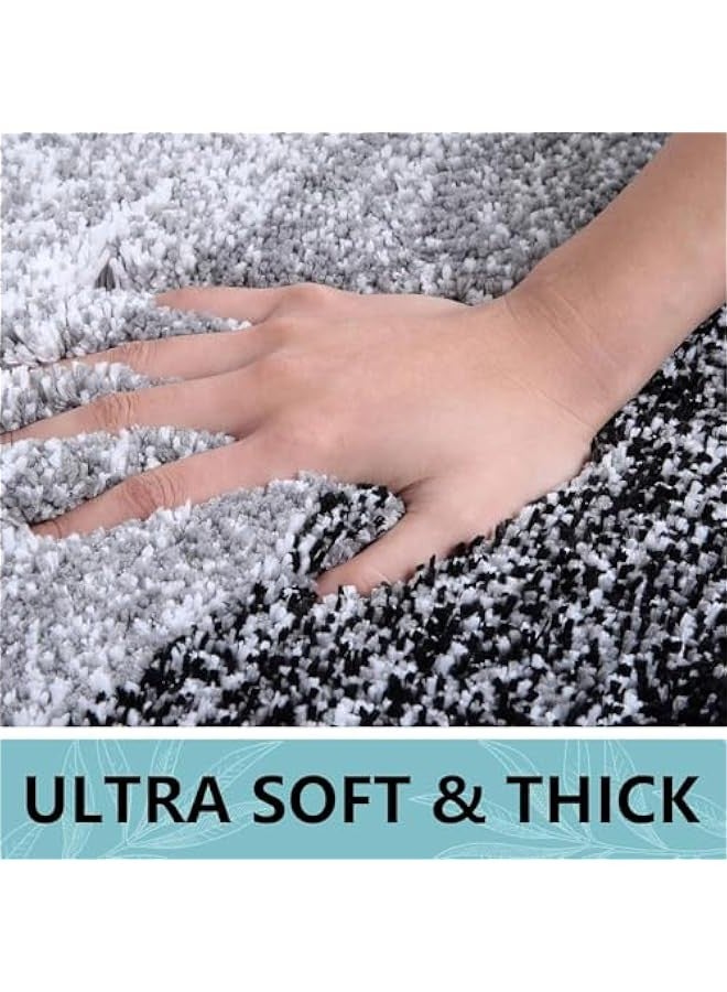 TRASSLE Large Bathroom Rugs Bath Mat,Extra Soft Absorbent Fluffy Plush Microfiber and Absorbent Bath Rugs,Machine Washable Quick Dry,Non-Slip Shower Carpet Rug for Bathroom Floor,Tub,Shower Room - Image 3