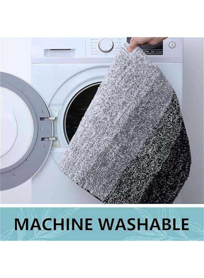 TRASSLE Large Bathroom Rugs Bath Mat,Extra Soft Absorbent Fluffy Plush Microfiber and Absorbent Bath Rugs,Machine Washable Quick Dry,Non-Slip Shower Carpet Rug for Bathroom Floor,Tub,Shower Room - Image 5