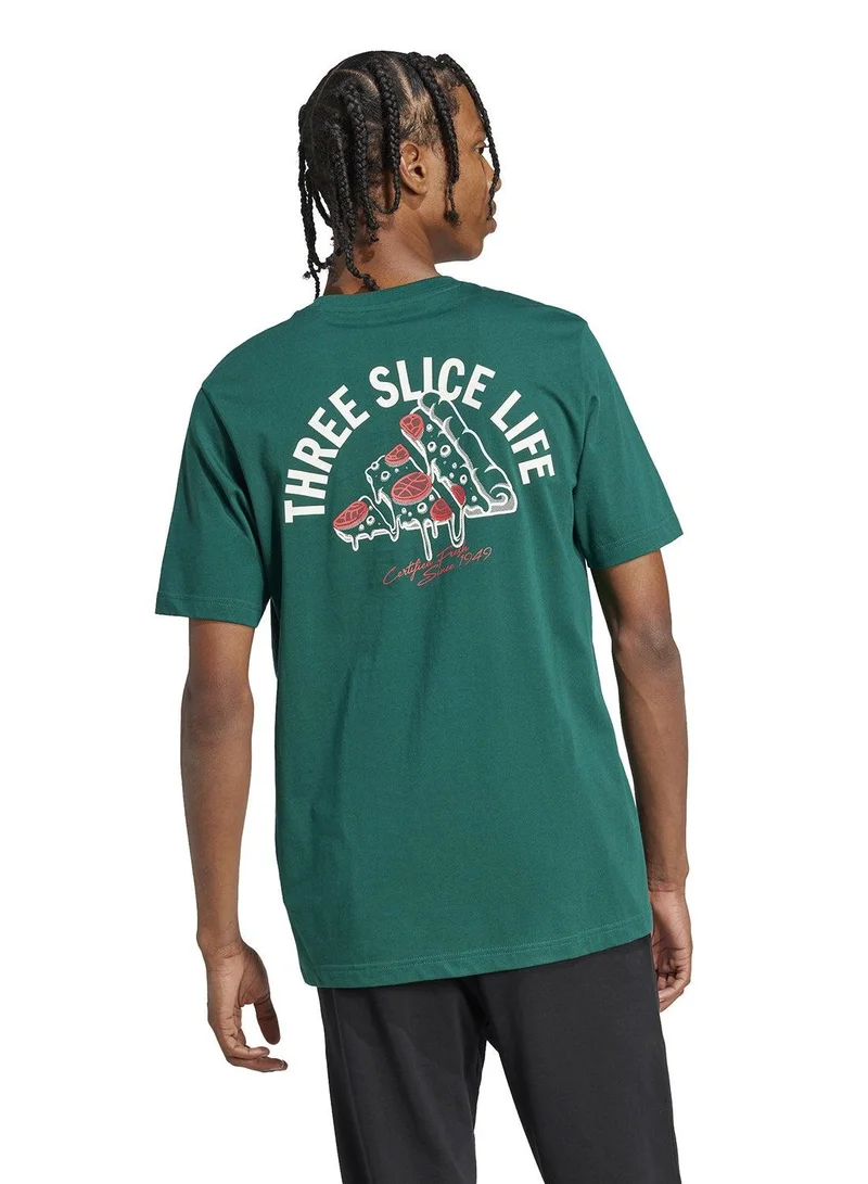 Adidas Lounge Pizza Graphic T-Shirt