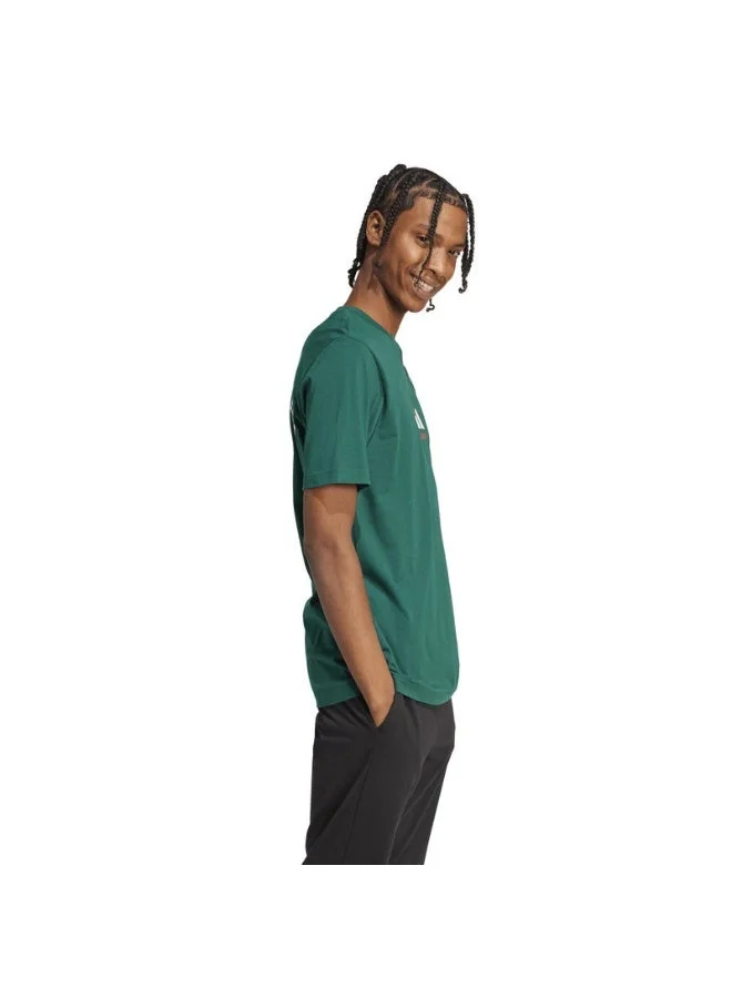 Adidas Green Lounge Pizza Graphic T-Shirt for Men | Best Price UAE