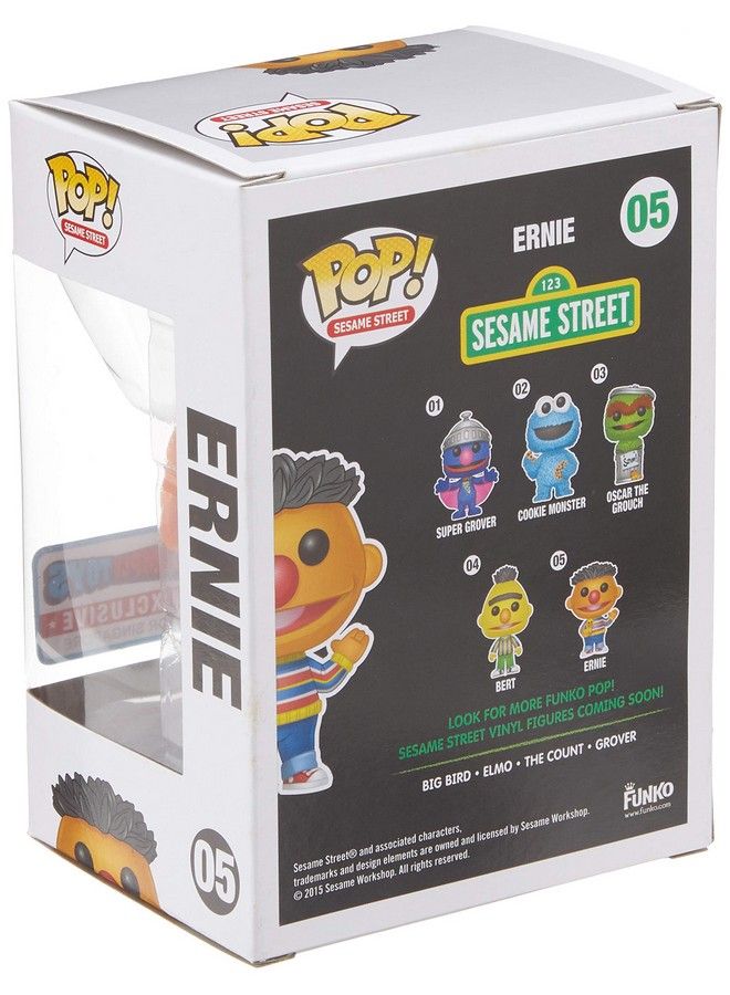 Funko Pop Sesame Street Ernie Flocked Exclusive Vinyl Figure - Image 5