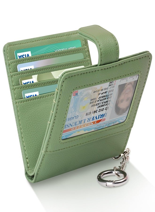 FurArt محفظة FurArt ثنائية الطي للنساء، مزودة بـ 9 فتحات، وتقنية حجب RFID، ونافذة لعرض الهوية، وحامل بطاقات صغير الحجم. - Image 1
