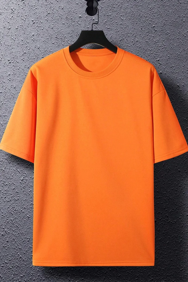 ONLYTRENDWEAR Unisex Knowledge Is Power Printed Design Tshirt S.m. Orange