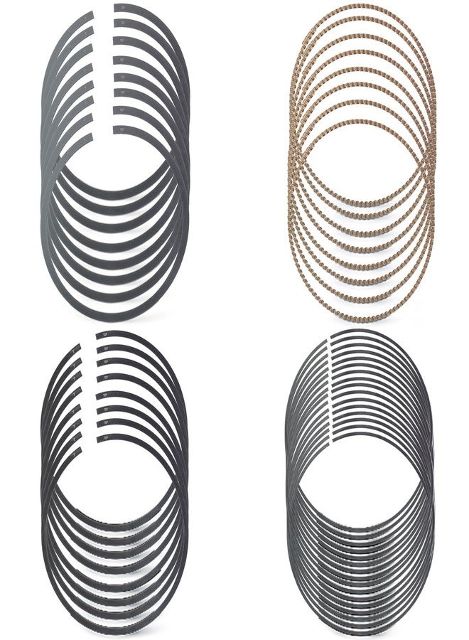 Dusledel 2M5292 8-Cylinder Piston Ring Set Replacement for GM 6.2L LS3 L94 L9H L99 for Escalade for Corvette for Silverado for Camaro for Pontiac for 4.065" Diameter Bores - Image 1