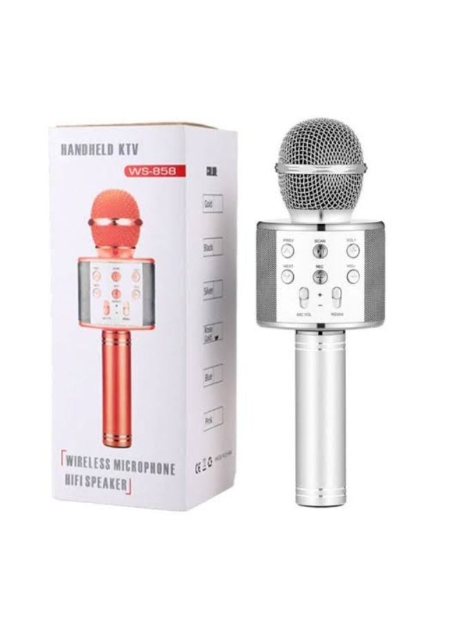 Wireless Bluetooth Microphone for Kids, 5-in-1 Portable Speaker, Handheld Microphone and Recorder with Adjustable Remix for Kids, Girls and Boys - Image 2