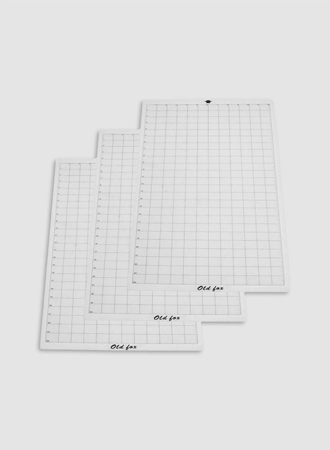 NIBEMINENT 3-Piece Replacement Adhesive Cutting Mat Clear - Image 1