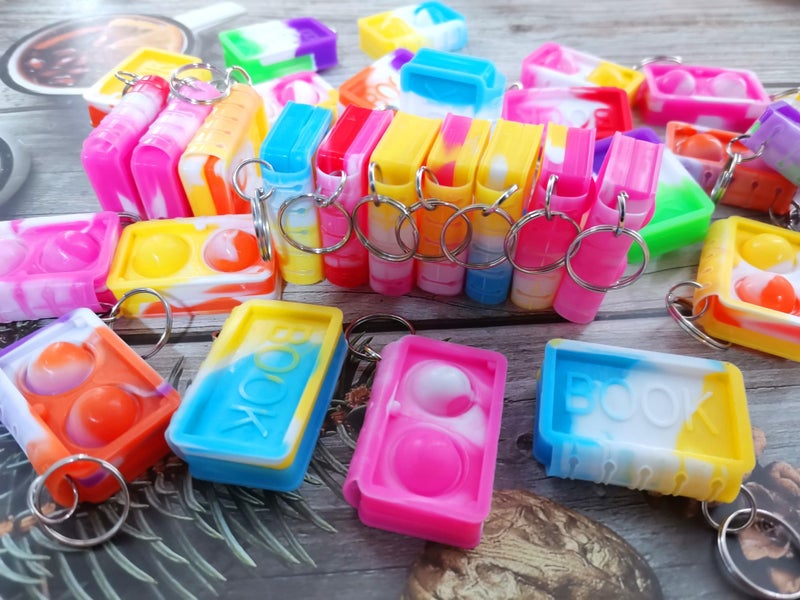 PSDFH 20 Packs Book Mini Assorted fidgets Toys for Kids Children Classroom Students Gifts from TeacherBirthday Party Bubble Favors - Image 3