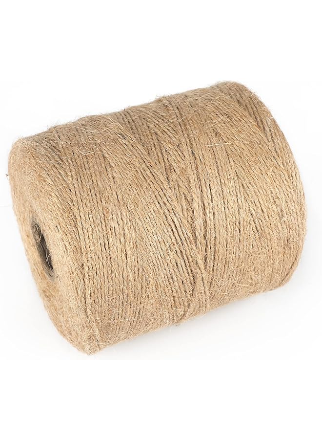 erorex 1640 Feet Natural Jute Twine Arts Crafts Gift Twine Christmas Twine - Image 4