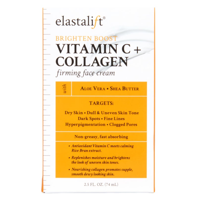 Elastalift Vitamin C Firming Face Cream Moisturizer Skin Care Facial Lotion, Potent Vitamin C Gel Cream For Face Targets Dry Skin, Age Spots, Wrinkles, Hyperpigmentation, & Sun Damaged Skin, 2 Fl Oz - Image 3