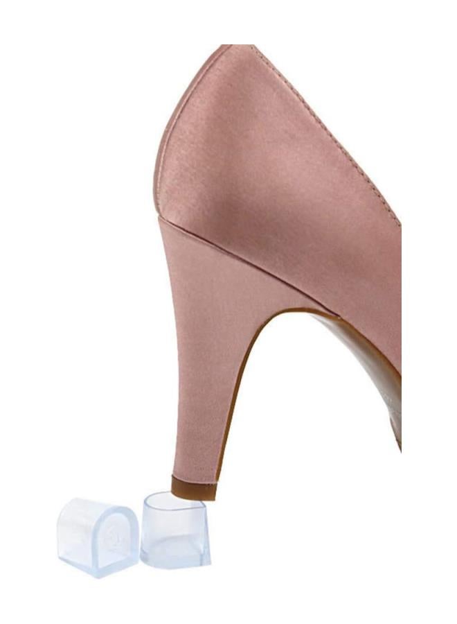 klarako 5 high Heel caps Pair High Heel Protectors Clear Heel Stoppers Stiletto Protectors Replacement Tip Caps for Grass Wedding Women Shoes Size Heel Protector Covers M Heel stoppers - Image 4