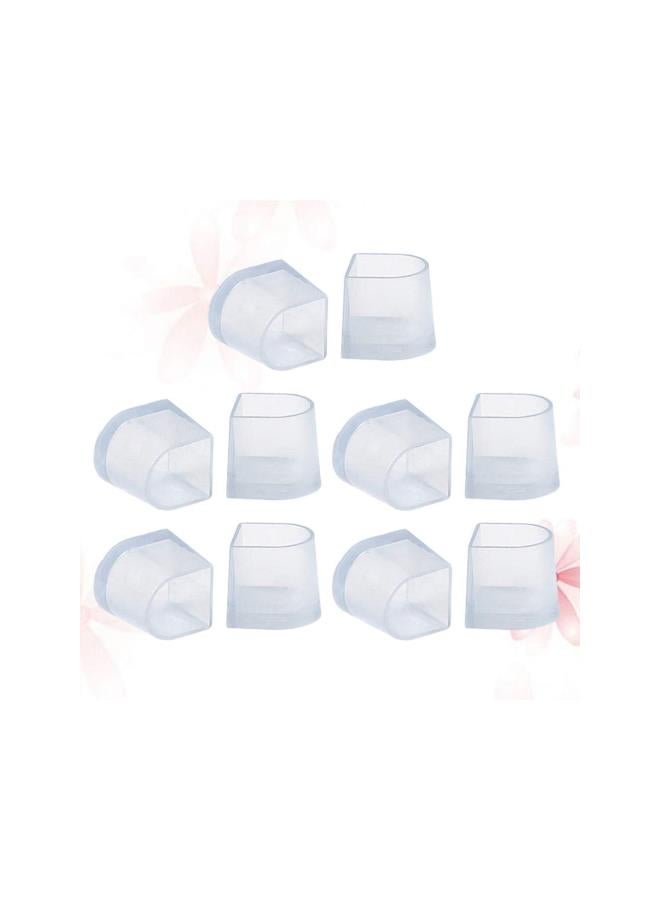 klarako 5 high Heel caps Pair High Heel Protectors Clear Heel Stoppers Stiletto Protectors Replacement Tip Caps for Grass Wedding Women Shoes Size Heel Protector Covers M Heel stoppers - Image 3