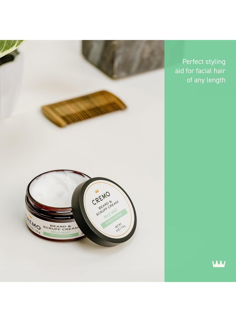 كريمو كريم اللحية والشارب بنكهة النعناع البري 4 أونصة - Image 2