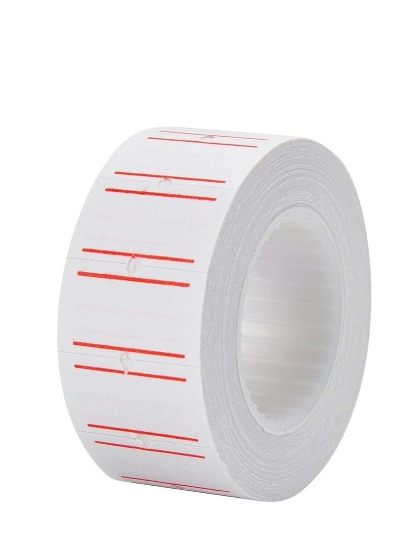 Terabyte 50 Rolls 20000pcs White Price Gun Labels Pricing Tags for Mx-5500 - Image 4