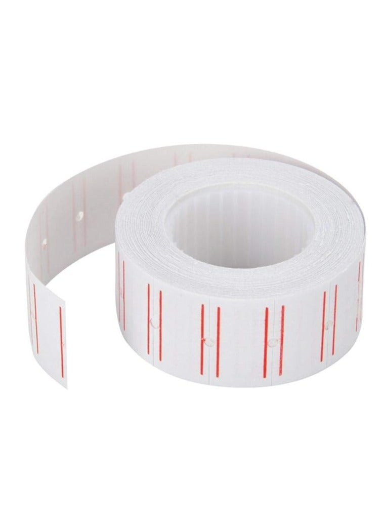 Terabyte 50 Rolls 20000pcs White Price Gun Labels Pricing Tags for Mx-5500 - Image 5