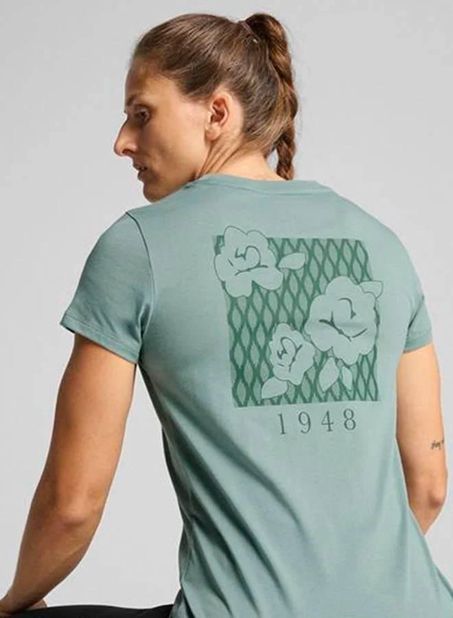 بوما تيشيرت مطبوع بتصميم قطار