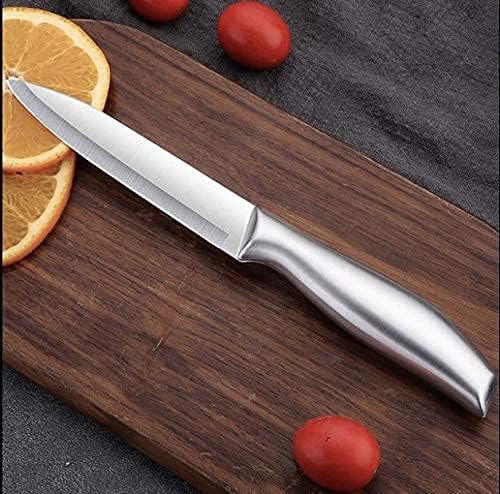 Capmora Premium Stainless Steel Kitchen Knife Set Chefs Knife Butcher Knife Sharp NonStick Soft Handles Cutting Meat Heavy Duty Blade Butcher Meat Stainless Steel Knife SilverCA - Image 2