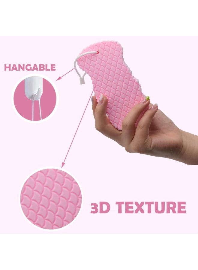 vljsfkh Bath Sponge, Super Soft Exfoliating Bath Sponge, Baby Bath Sponge, Dead Skin Remover for Body, Skin Friendly and Reusable, Shower Sponge for Adults & Kids Super Peeler - Image 3