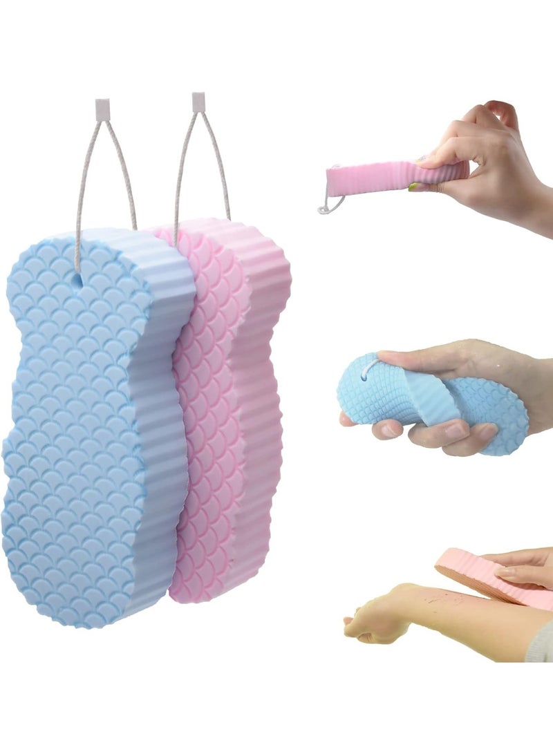 vljsfkh Bath Sponge, Super Soft Exfoliating Bath Sponge, Baby Bath Sponge, Dead Skin Remover for Body, Skin Friendly and Reusable, Shower Sponge for Adults & Kids Super Peeler - Image 1