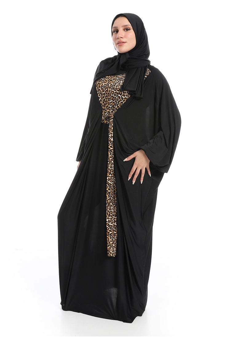 سيزار اسدال صلاة حريمي مزود بنقش تايجر  - Image 2