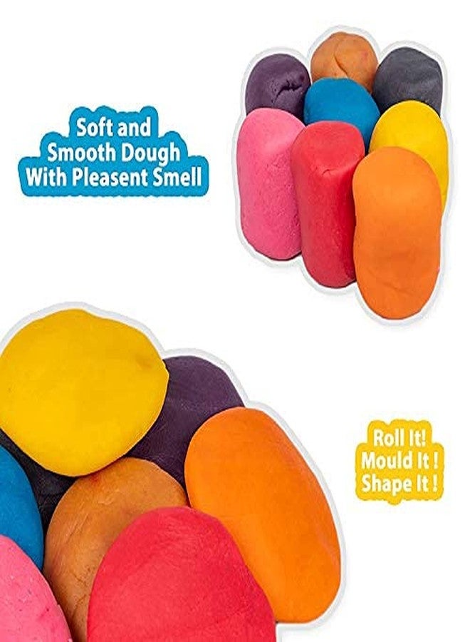 STACKRAID Fantasy Dough & Clay Set Multicolour Kit for Kids 8 in 1 Dough Clay and Mould Set for Kids - (Age Group : 3-15 Years) - Image 5