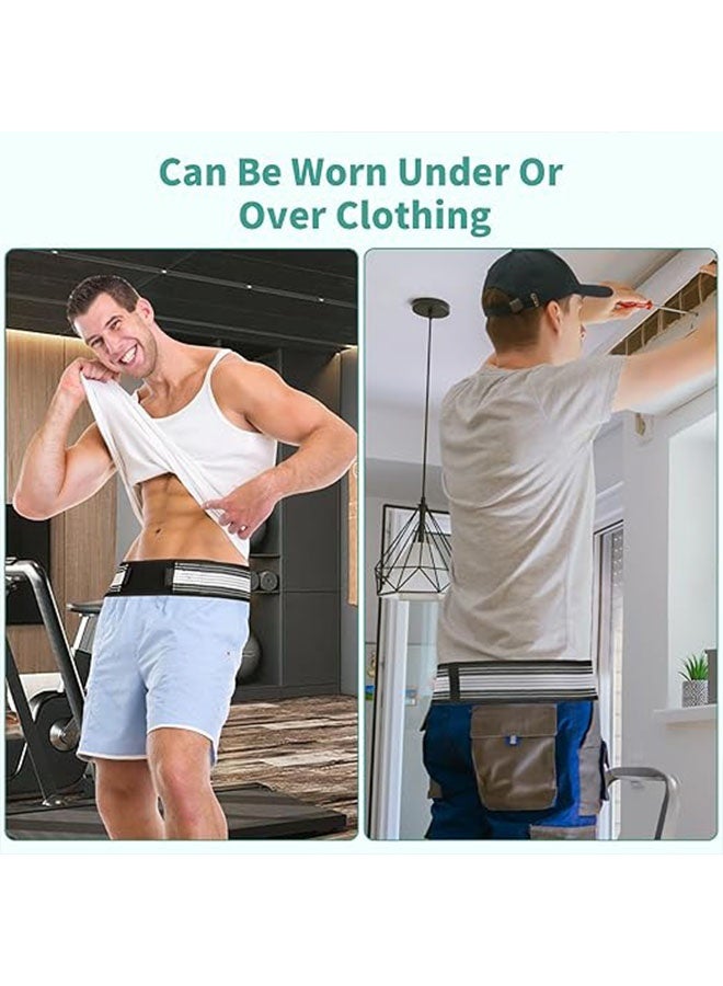 Sacroiliac Si Joint Hip Belt Lower Back Support Brace for Men and Women, Alleviates Sciatic, Pelvic, Lower Back, Leg and Sacral Nerve Pain Caused, Black - Image 5