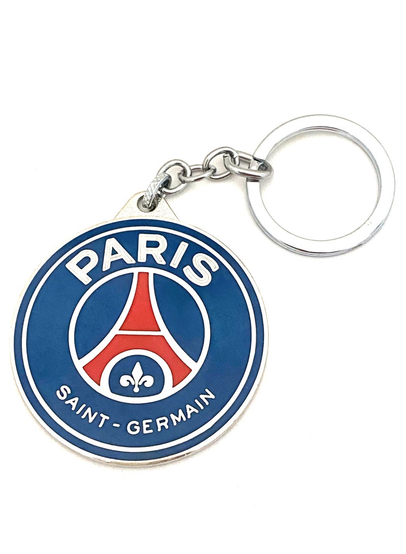 Metal keychain for men with the logo of the favorite football team - Image 1