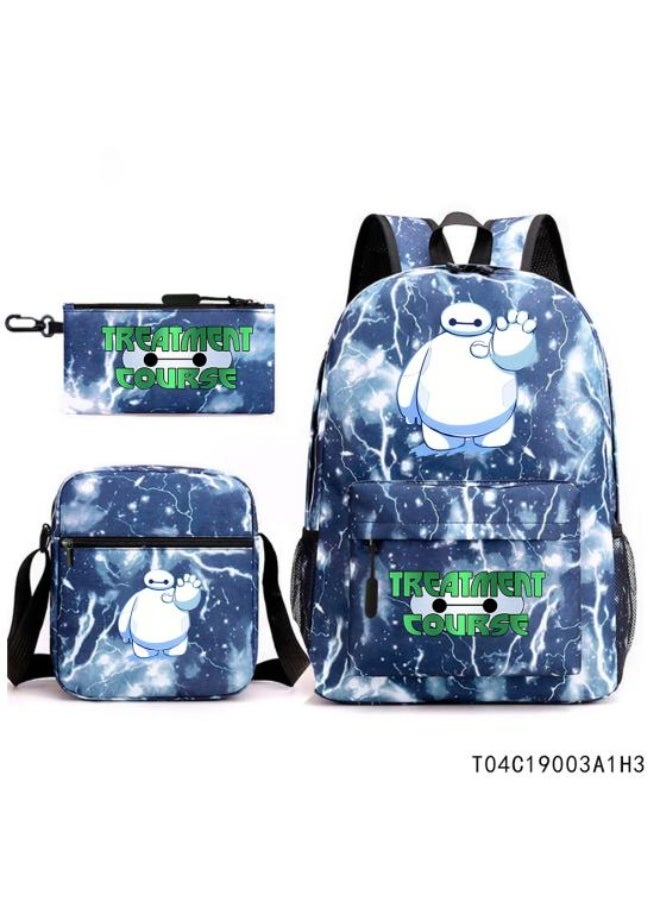 Generic Anime element backpack three-piece set, exquisite design, powerful storage to meet the needs - 240  - Image 1