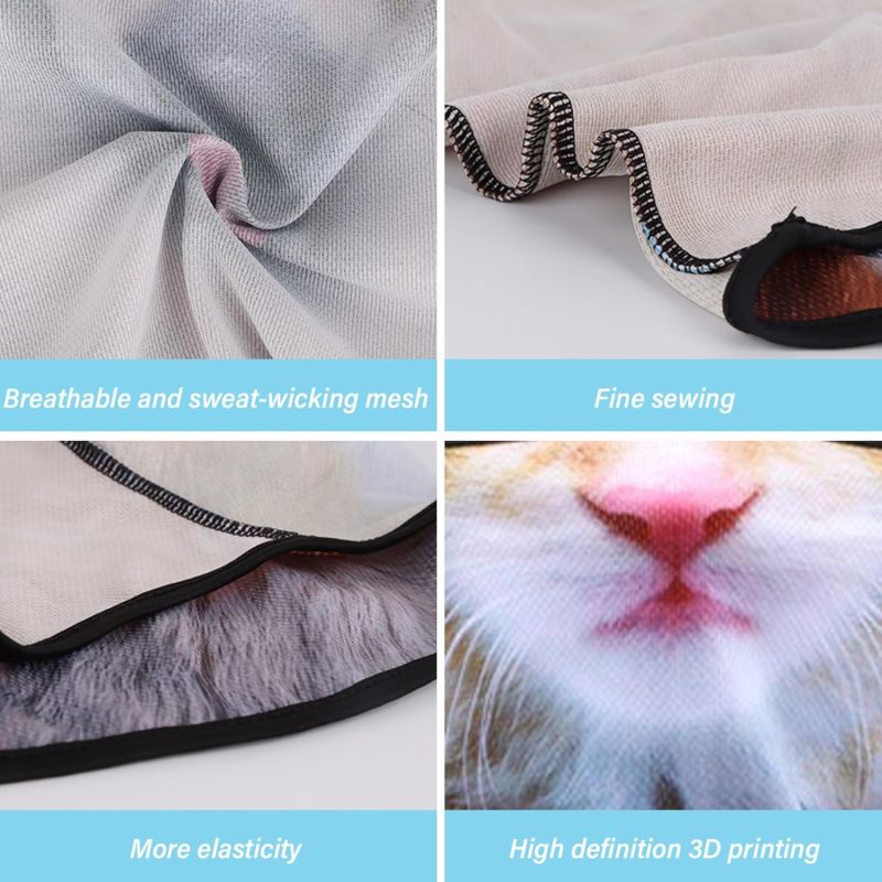 White Cat Balaclava: Full Face Neck Warmth - Windproof Protection Ski Face Mask for Winter Outdoor Skiing Activities - Image 4