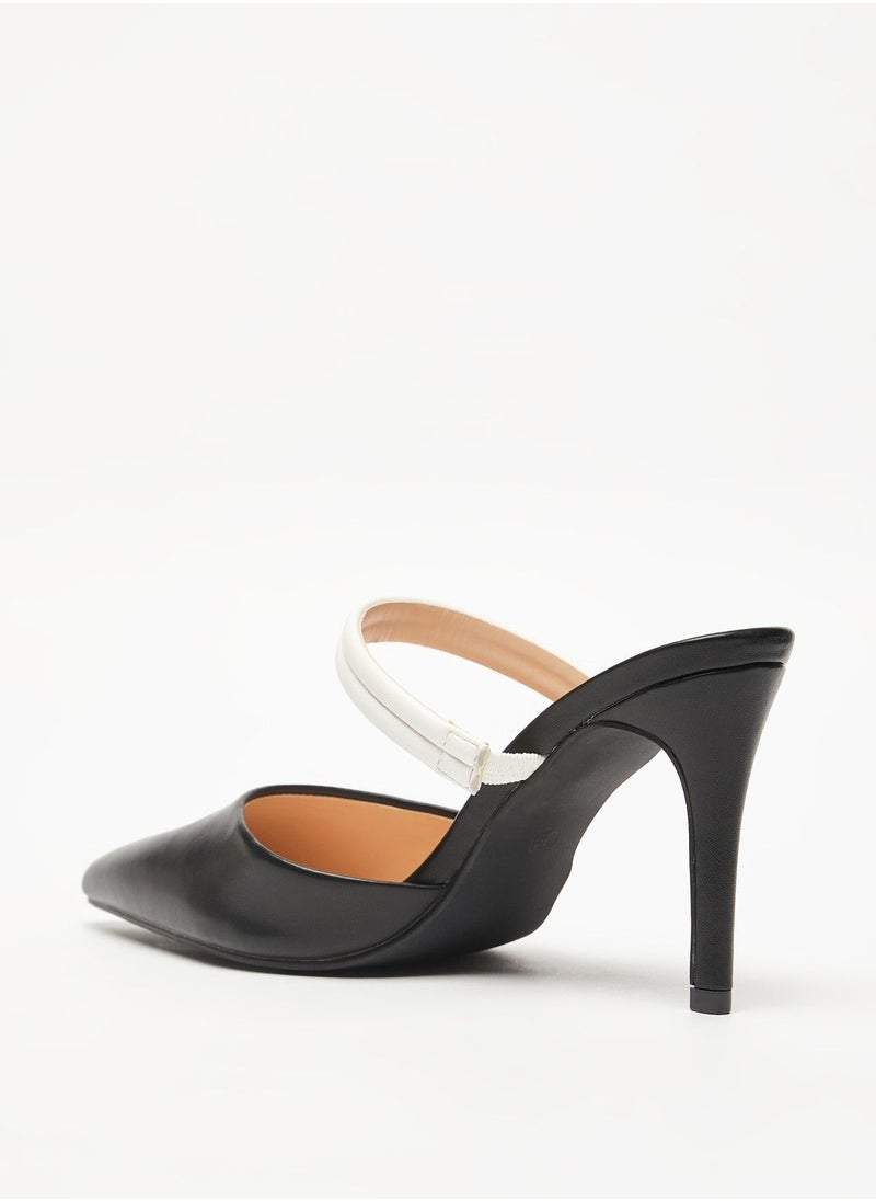 Flora Bella - Solid Pointed Toe Stiletto Heels - Image 1