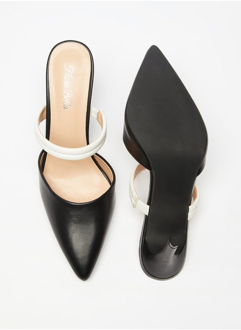 Flora Bella - Solid Pointed Toe Stiletto Heels - Image 1