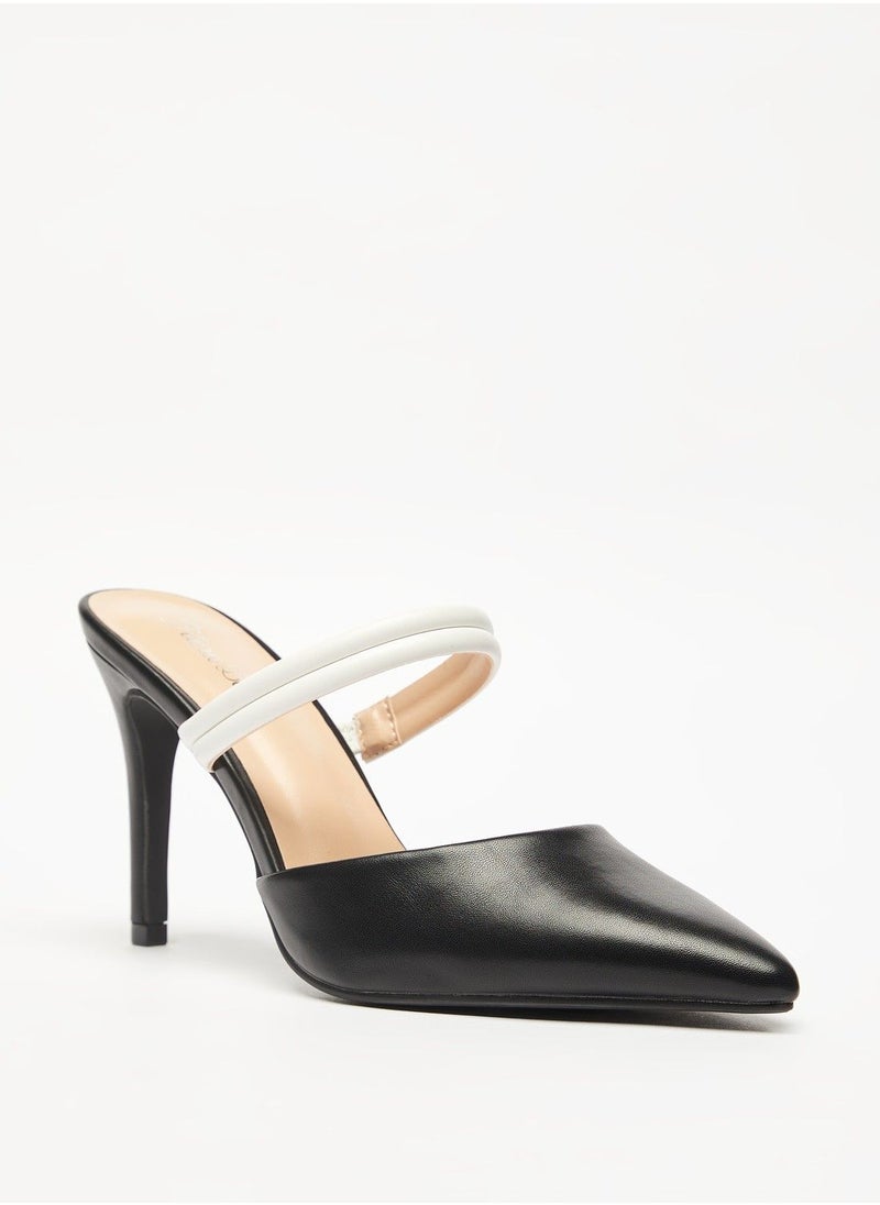 Flora Bella - Solid Pointed Toe Stiletto Heels - Image 1