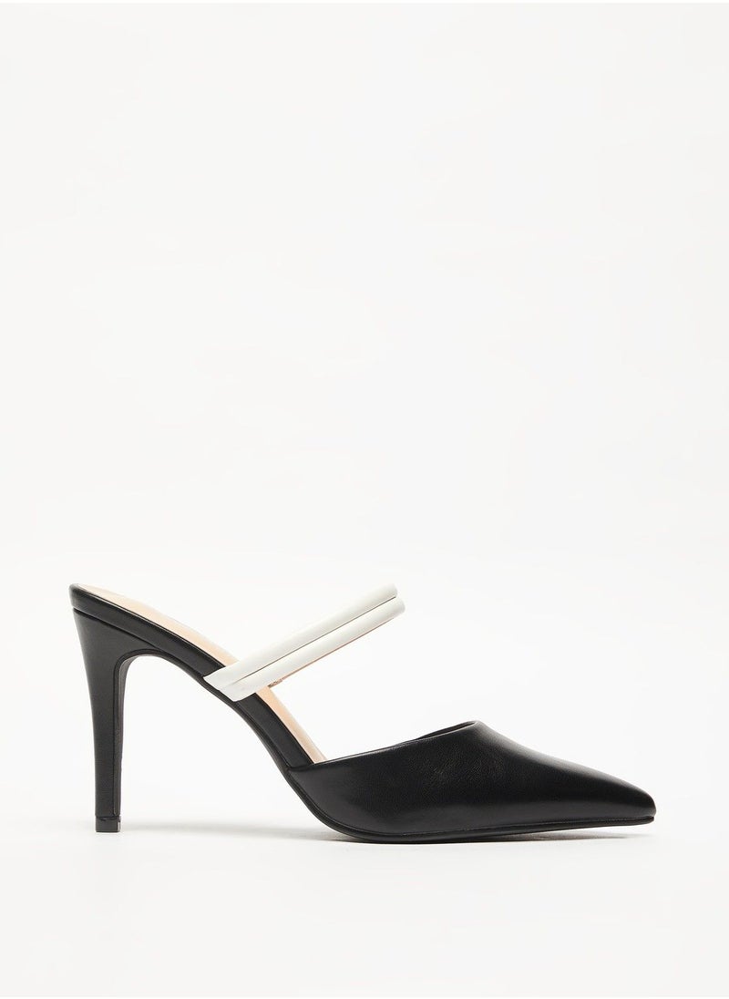 Flora Bella - Solid Pointed Toe Stiletto Heels - Image 1
