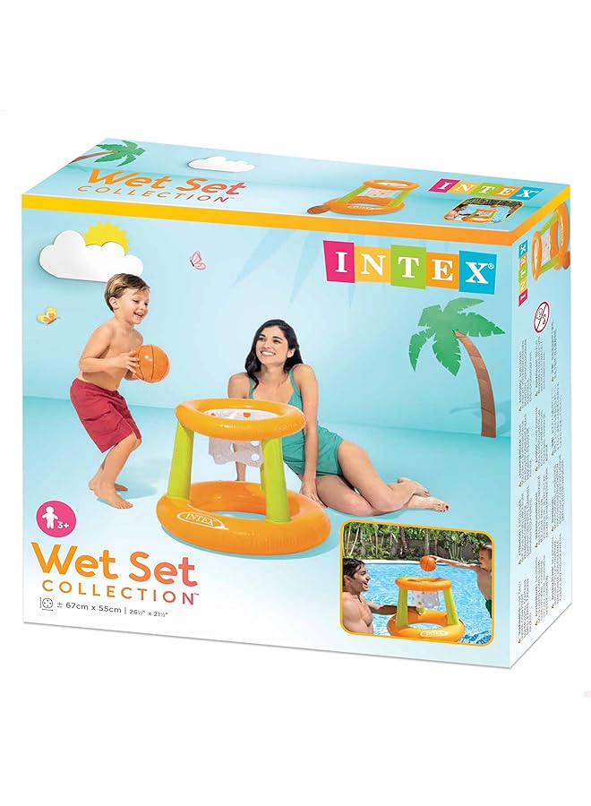 INTEX Basket Swimming Floating Hoops Basketball Game Multi Colour 58504 - Image 3