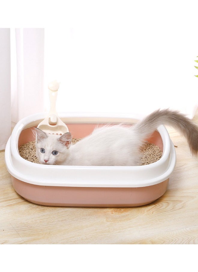 Cat Litter Box With Scoop, Extra Large Litter Box With Size 46x38x13cm